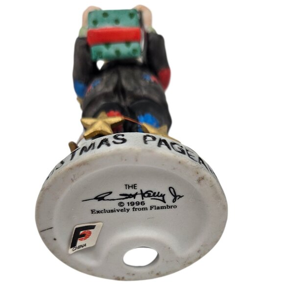 Vintage Flambro Emmett Kelly Jr Christmas Pageant 1996 Figurine No Box - Picture 4 of 4